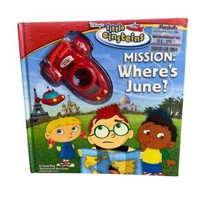 2006 Disney Little Einsteins "Mission: Wheres June?" Interactive Hardcover Book‎